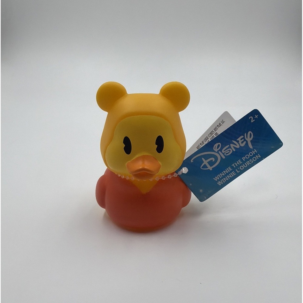 Disney Winnie the Pooh Rubber Duck 2024 Approx 3" Duckalooz